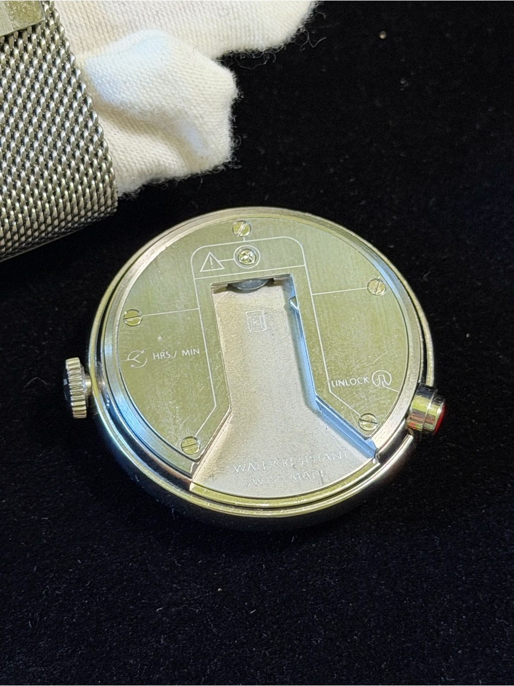 KLOK-08 Minim Swiss Made Watch with Adjustable Silver Mesh Band - Picture 6 of 10